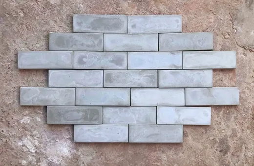 Em concreto — Bricks Reais — ambiente aplicado