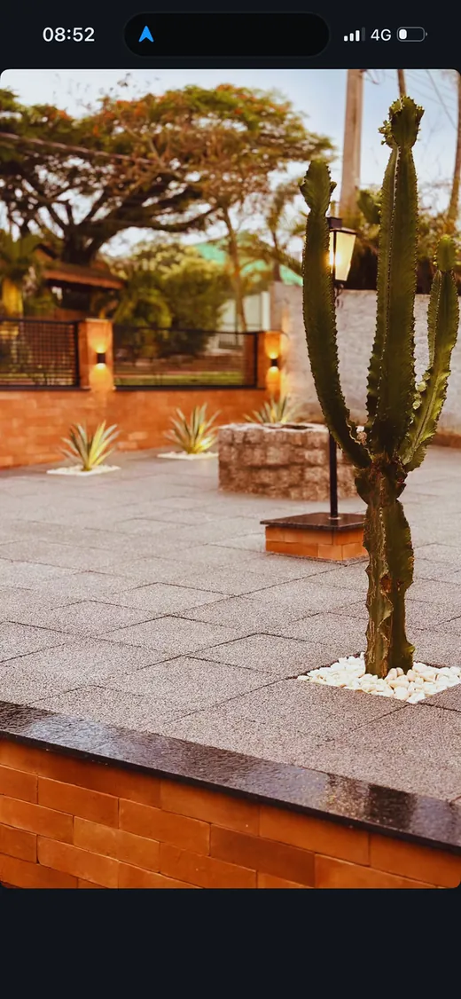 Calçadas e acessos — ambiente aplicado