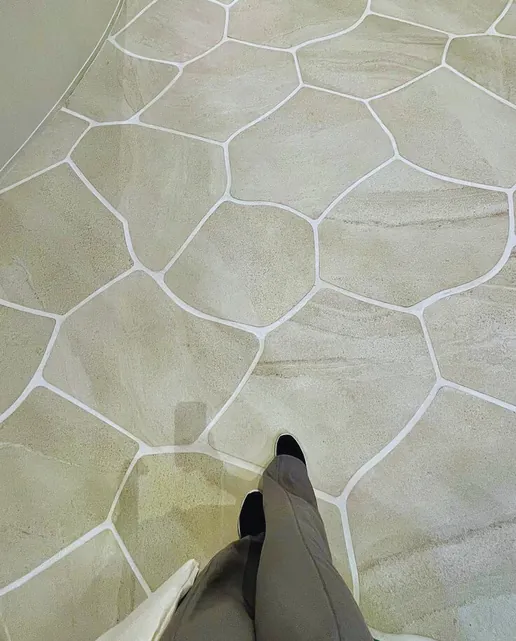 Piso Orgânico — ambiente aplicado