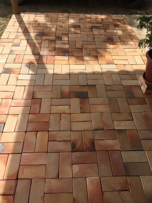 Tijolo Piso Colonial — ambiente aplicado